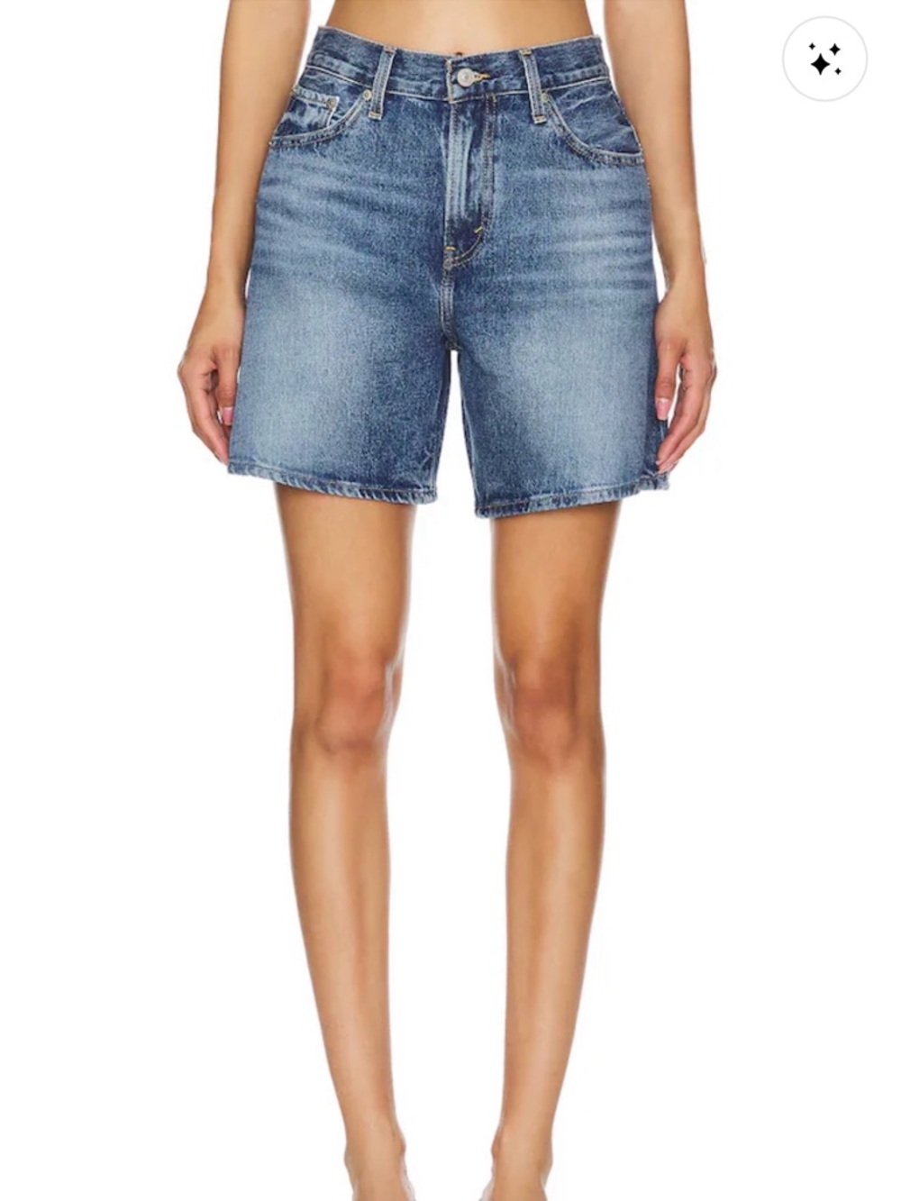 High Baggy Short in Worn Memory - Picture 2 of 6